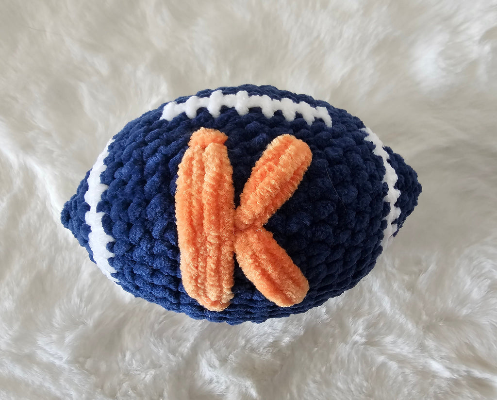 Crocheted Football Plushie