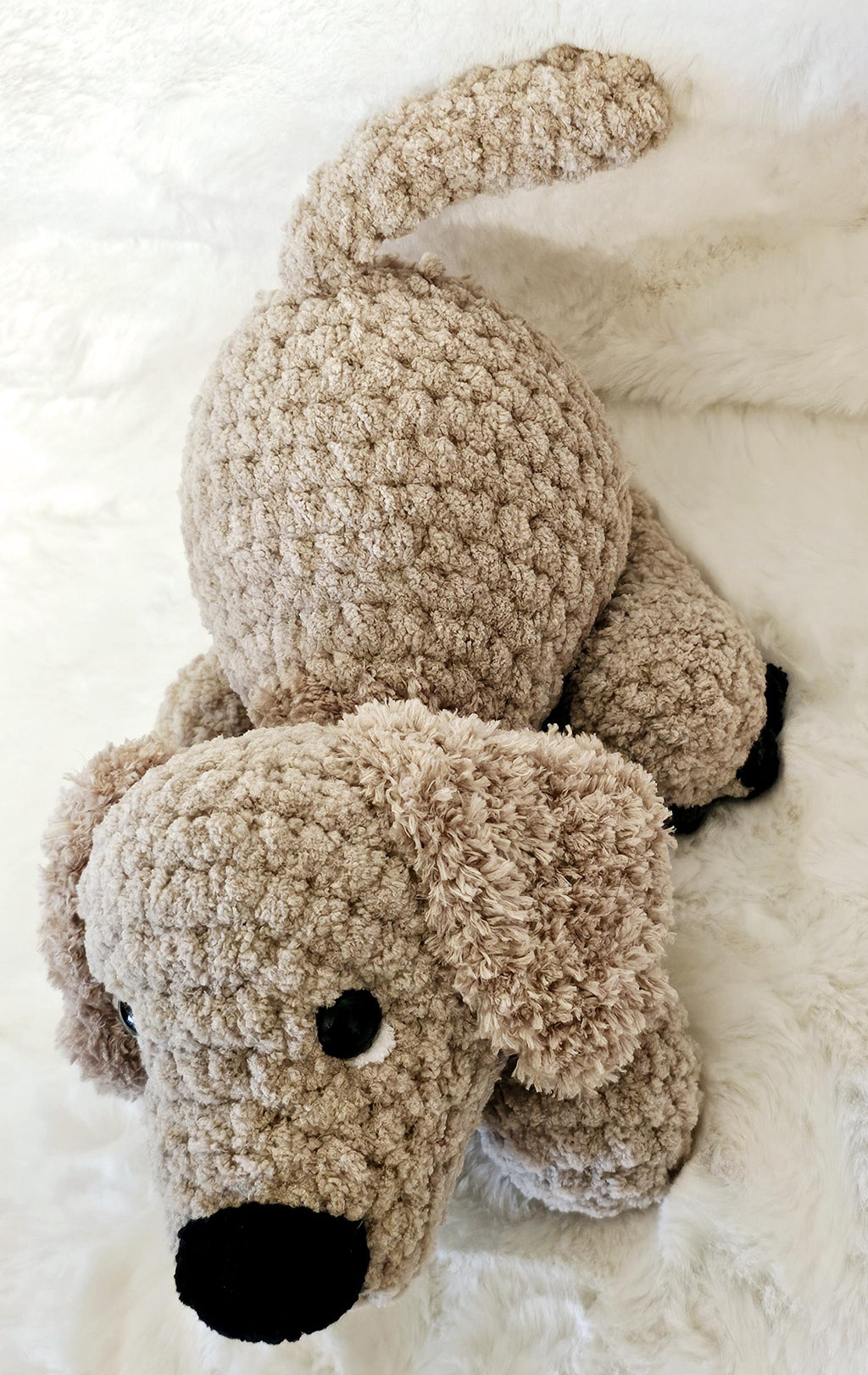 Golden Lab Crochet Plush