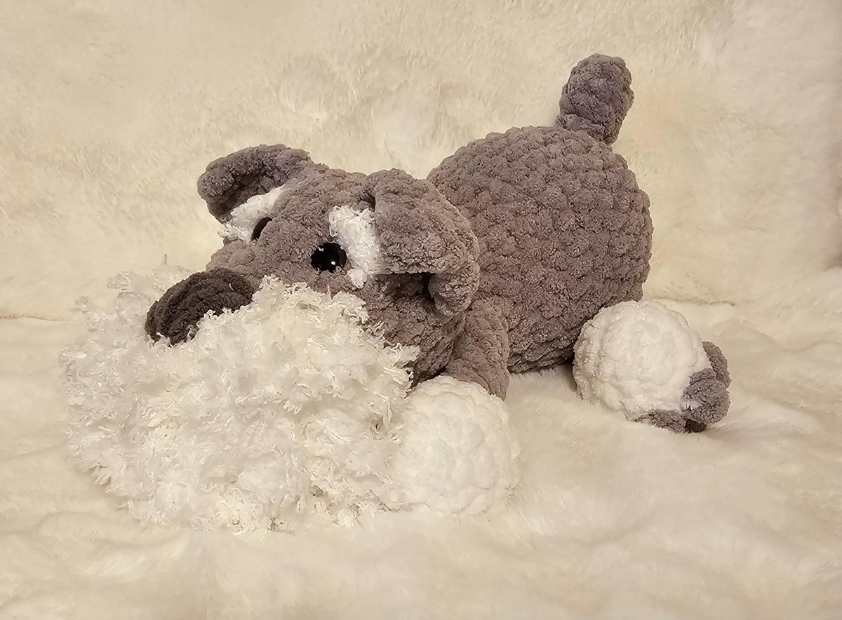 Schnauzer Crochet Plush