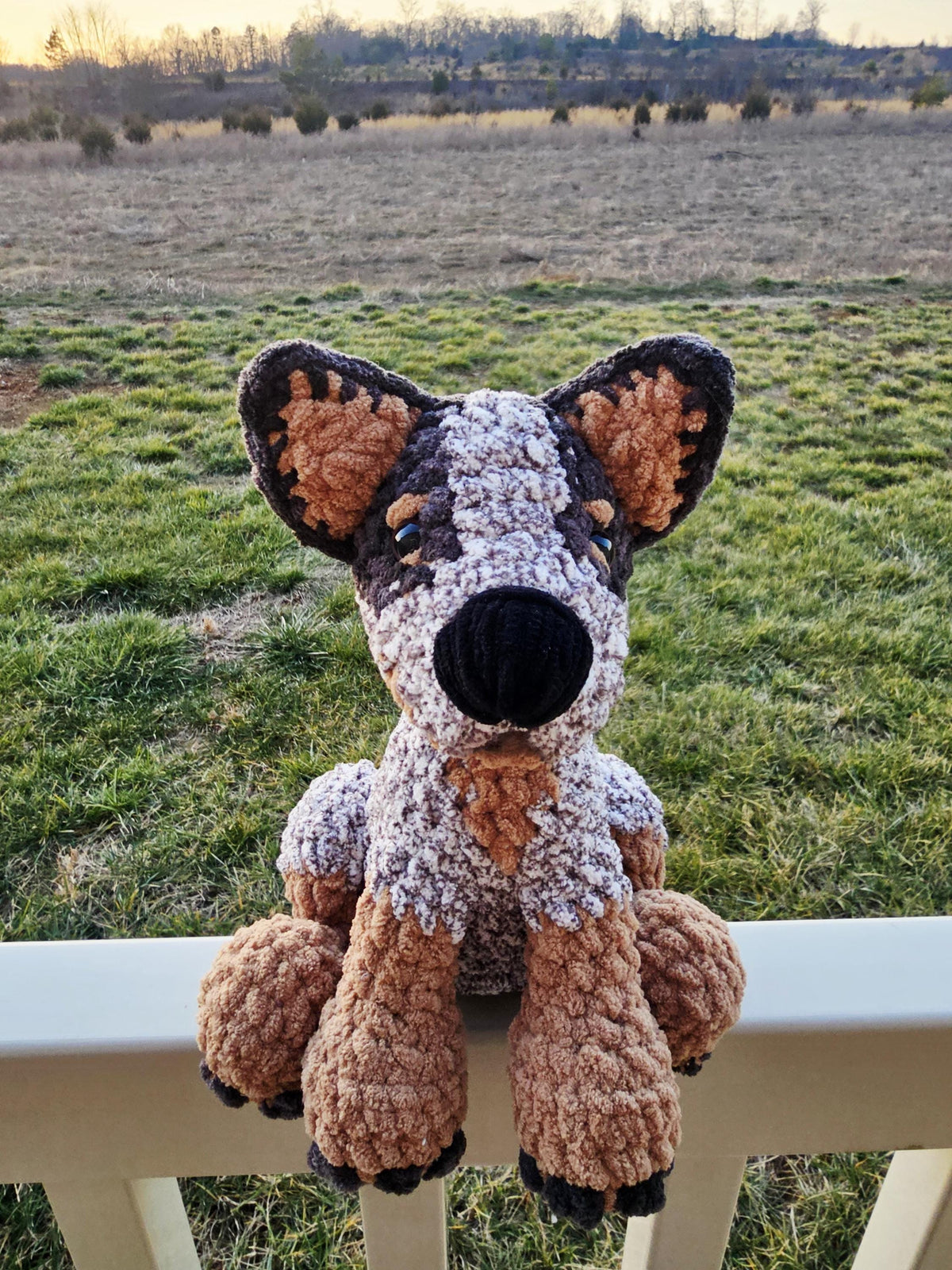 Blue Heerler Crochet Plush | Made to Order