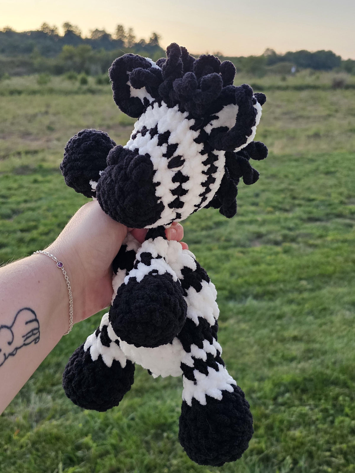 Crochet Zebra Lovey