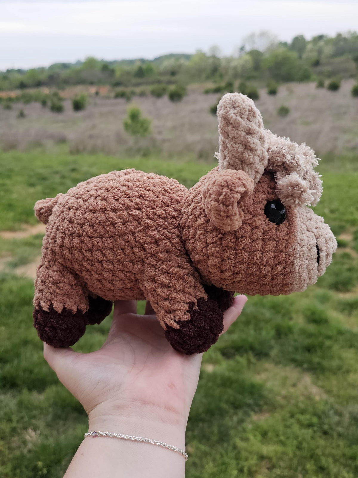 Highland Cow Crochet Plush