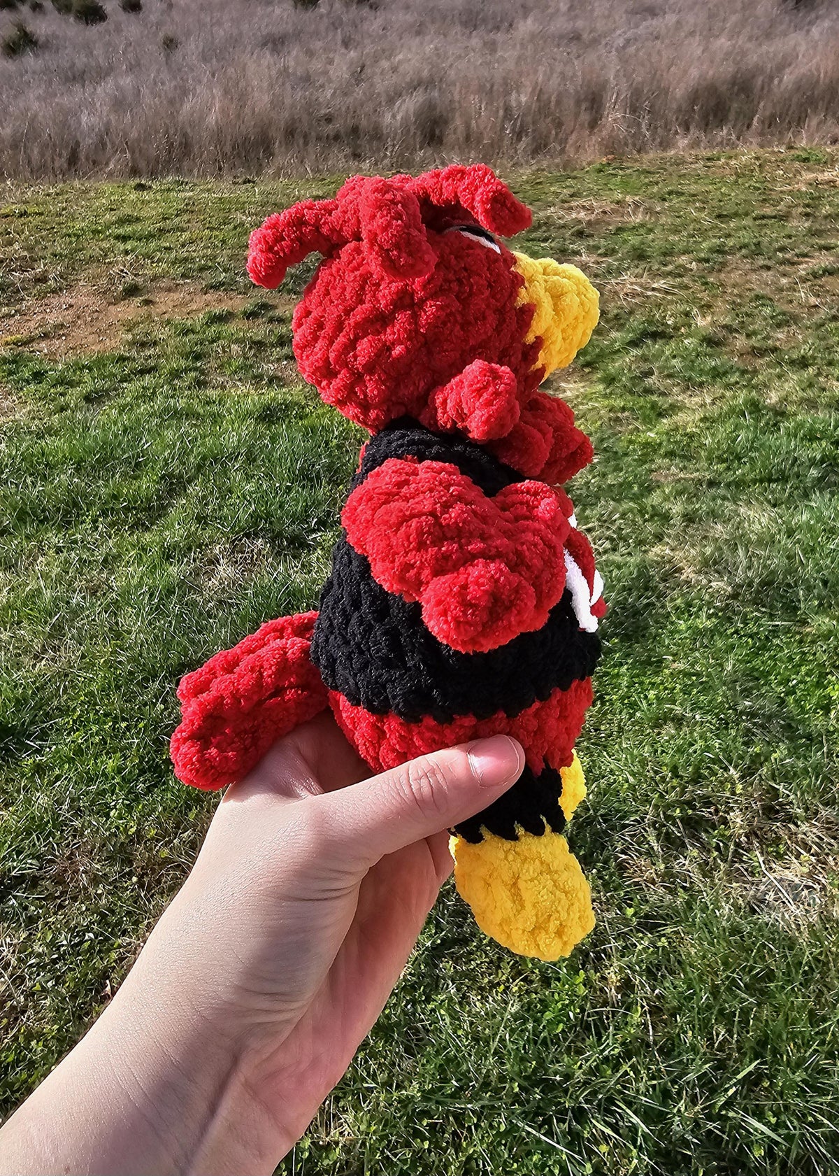 Crochet Cocky Mascot Plushie - Carolina Gamecocks Fan Gift