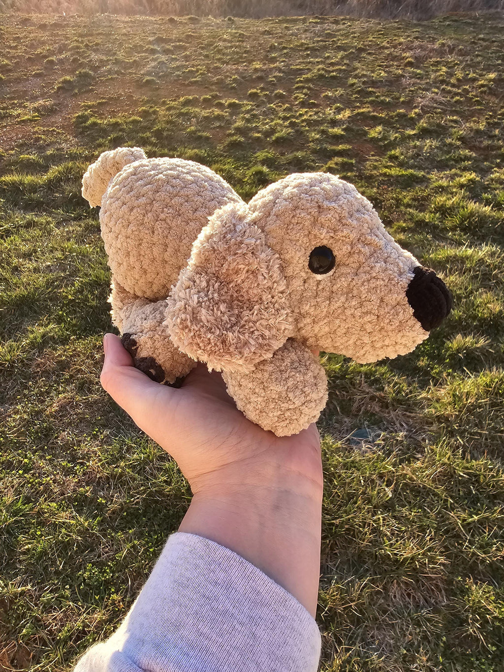 Golden Lab Crochet Plush