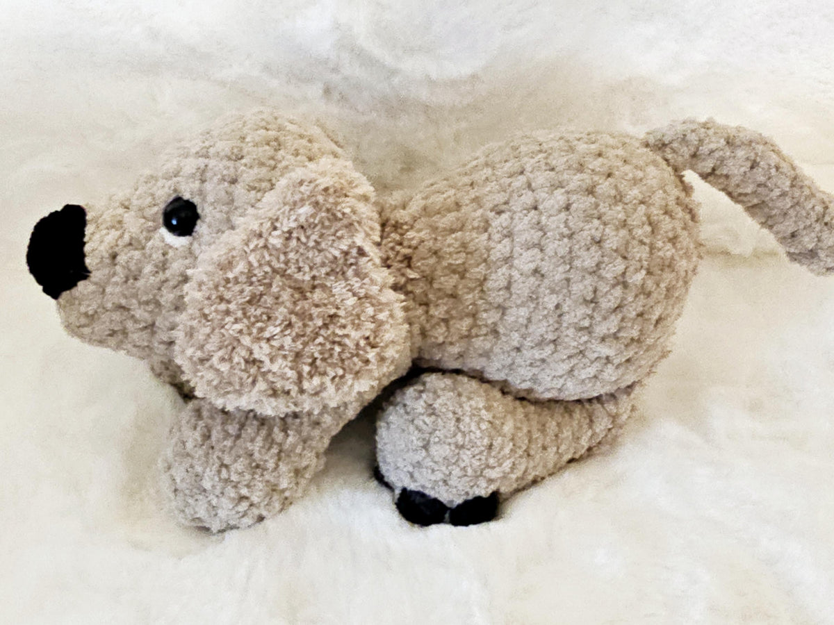 Golden Lab Crochet Plush