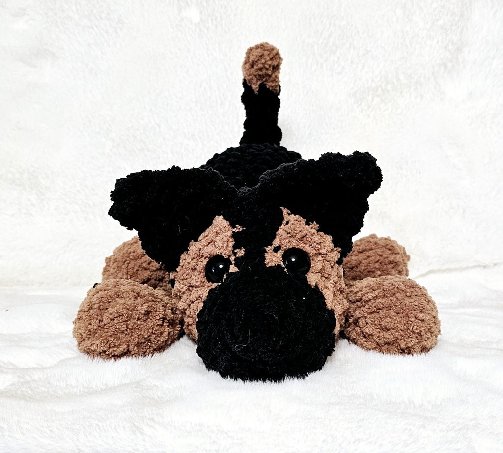 German Shepherd Crochet Plush
