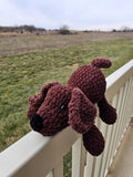 Chocolate Lab Crochet Plush