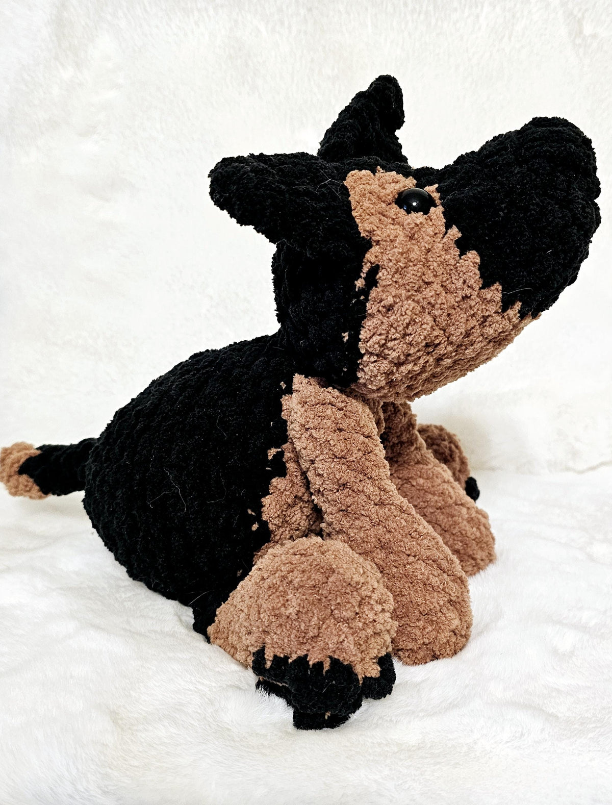 German Shepherd Crochet Plush