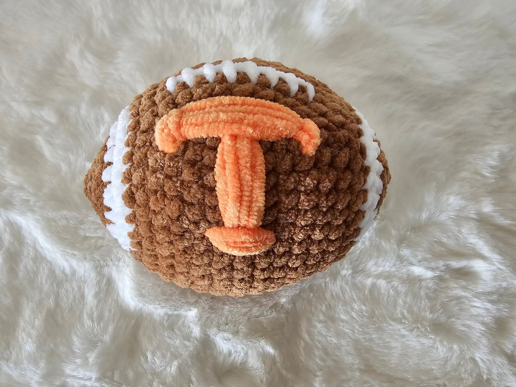 Crocheted Football Plushie