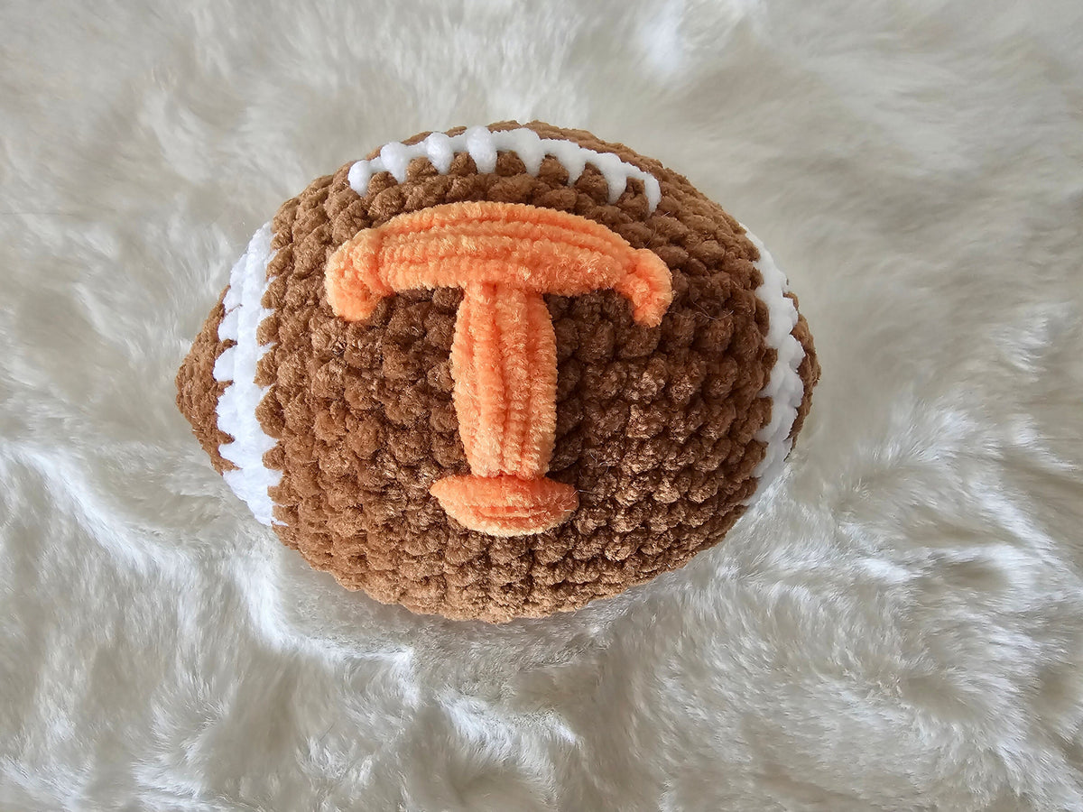 Crocheted Football Plushie