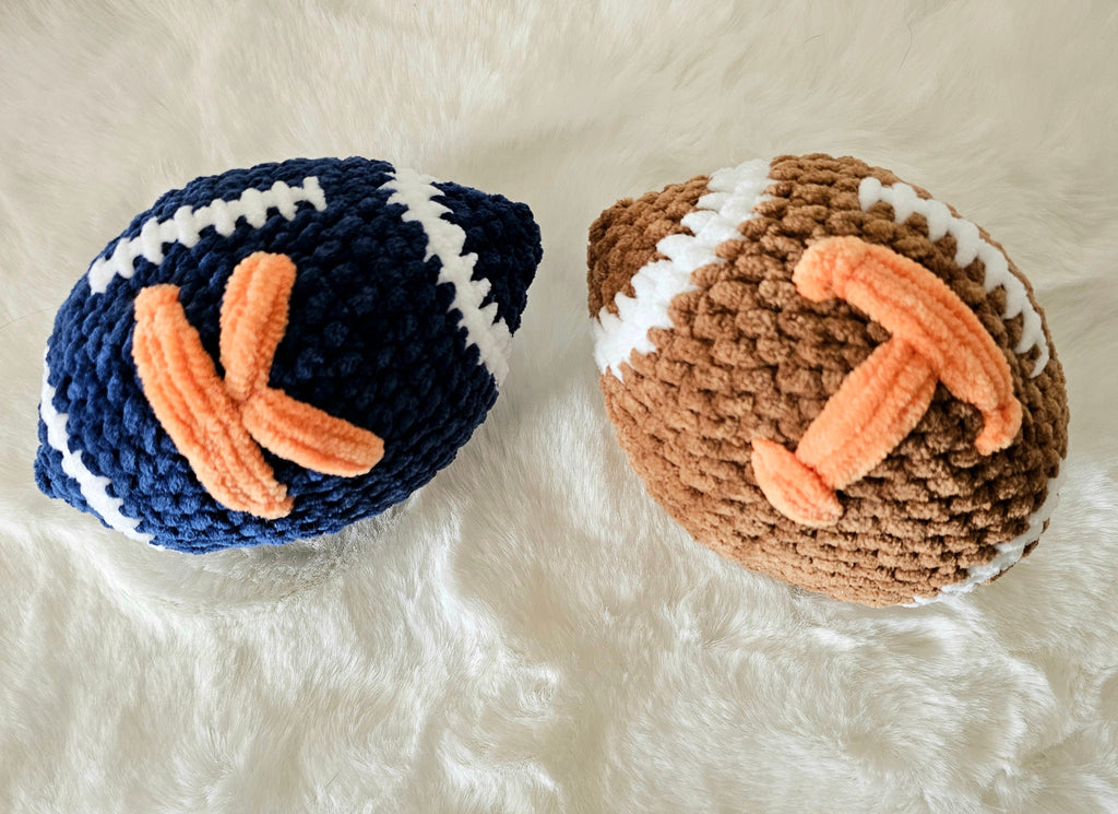 Crocheted Football Plushie