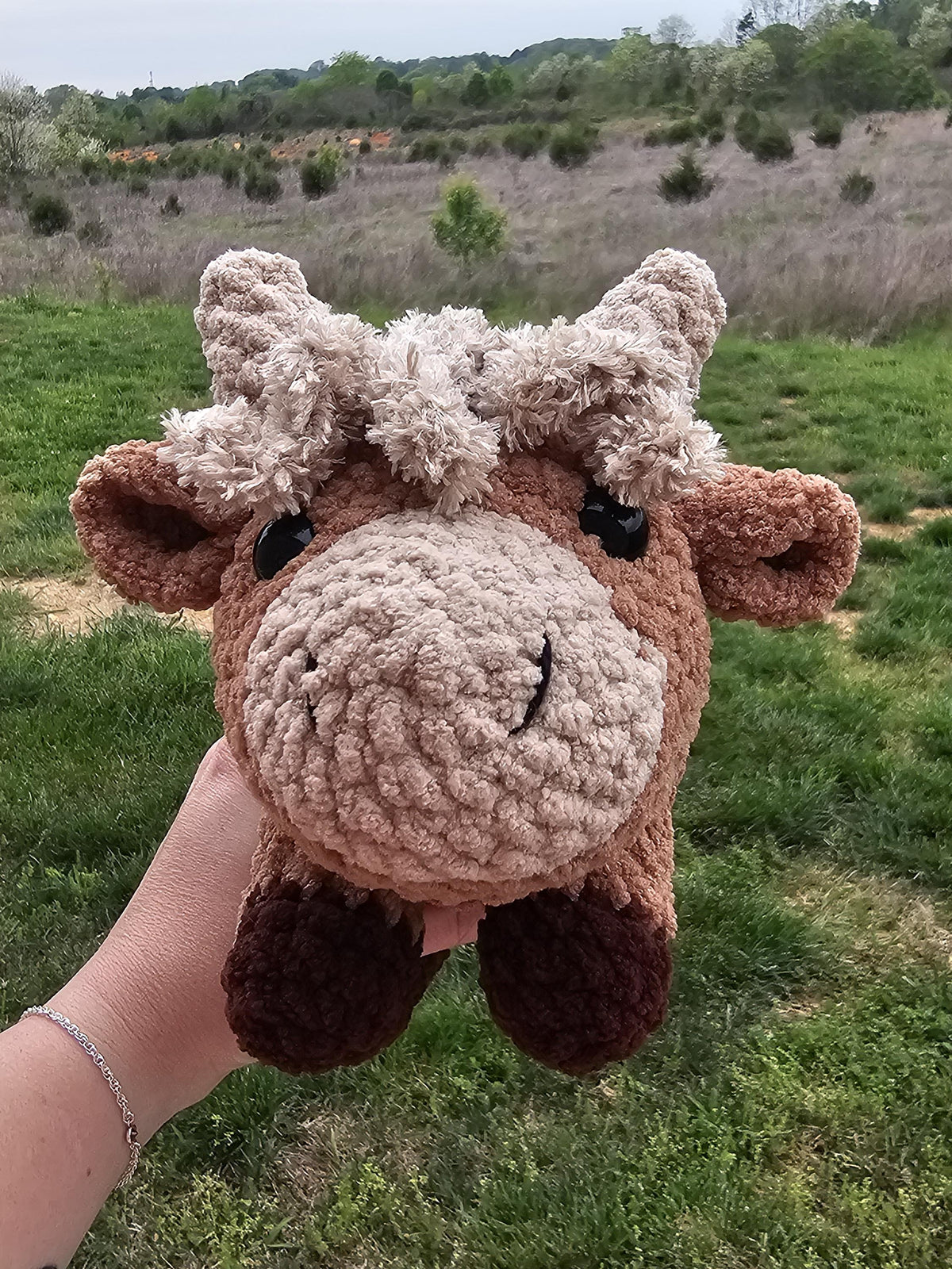 Highland Cow Crochet Plush