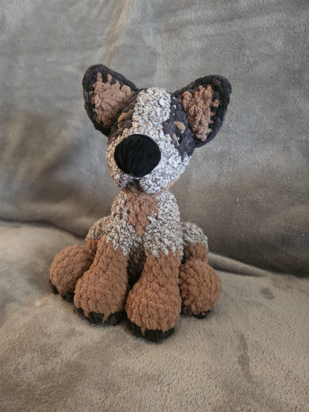 Blue Heerler Crochet Plush | Made to Order