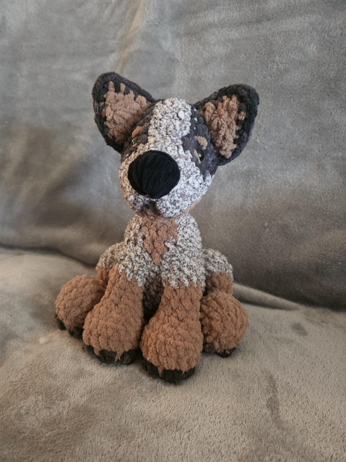 Blue Heerler Crochet Plush | Made to Order