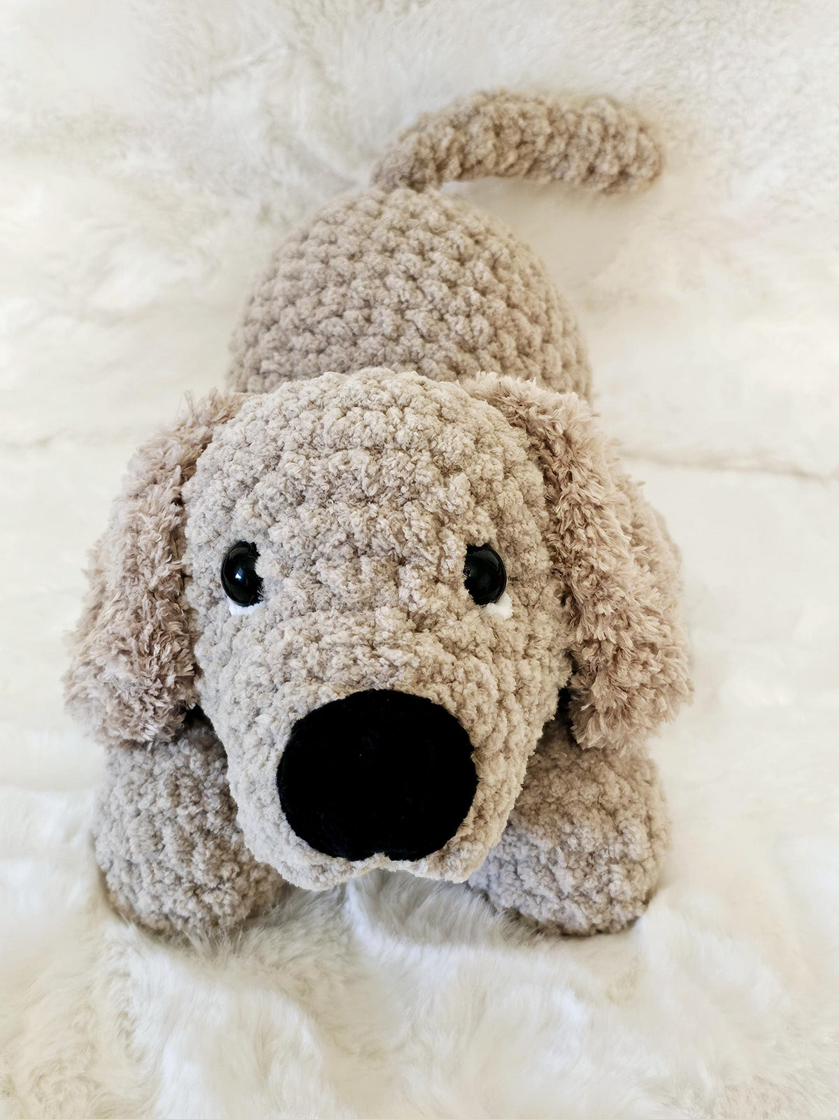 Golden Lab Crochet Plush