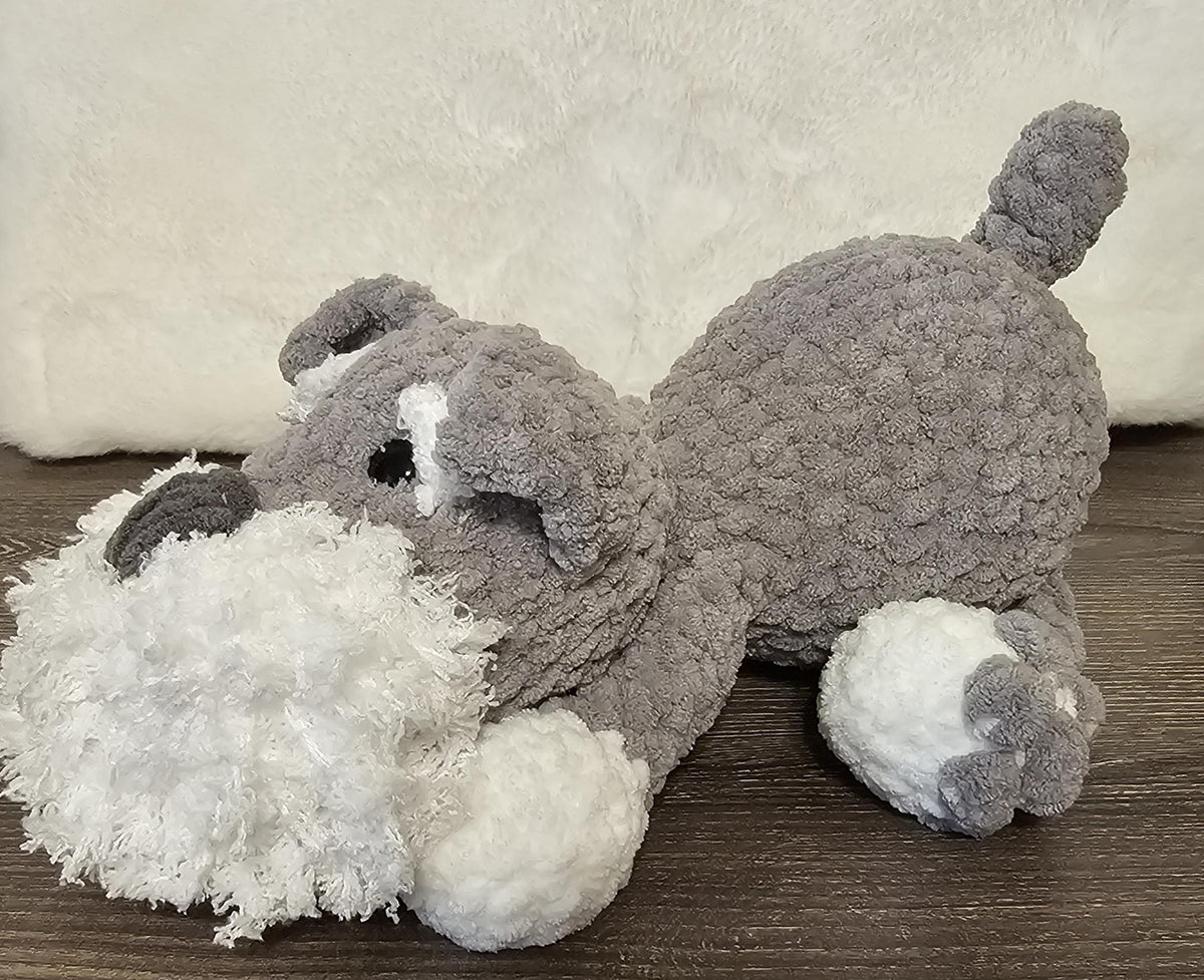 Schnauzer Crochet Plush