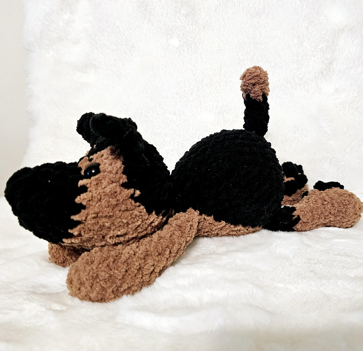 German Shepherd Crochet Plush