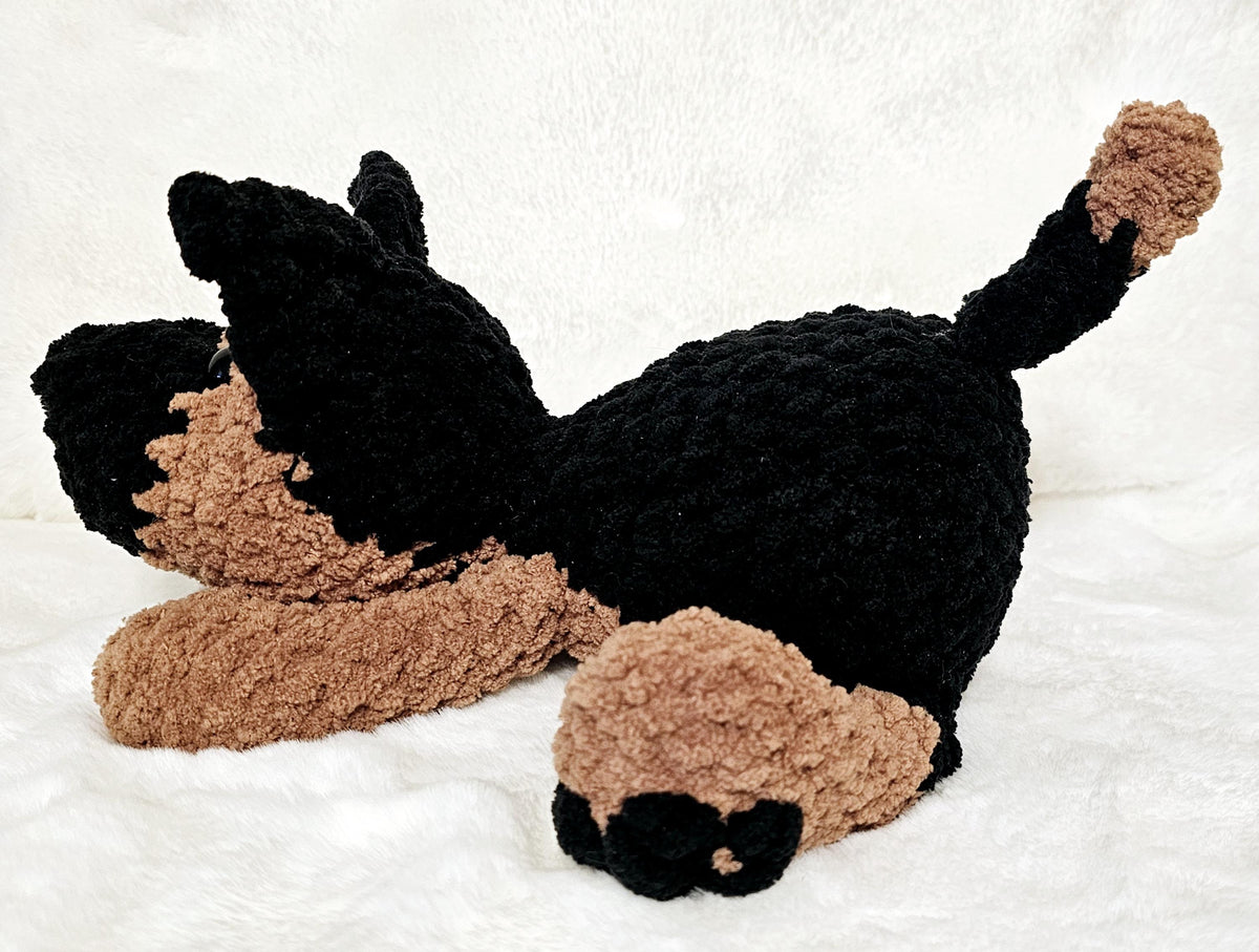 German Shepherd Crochet Plush