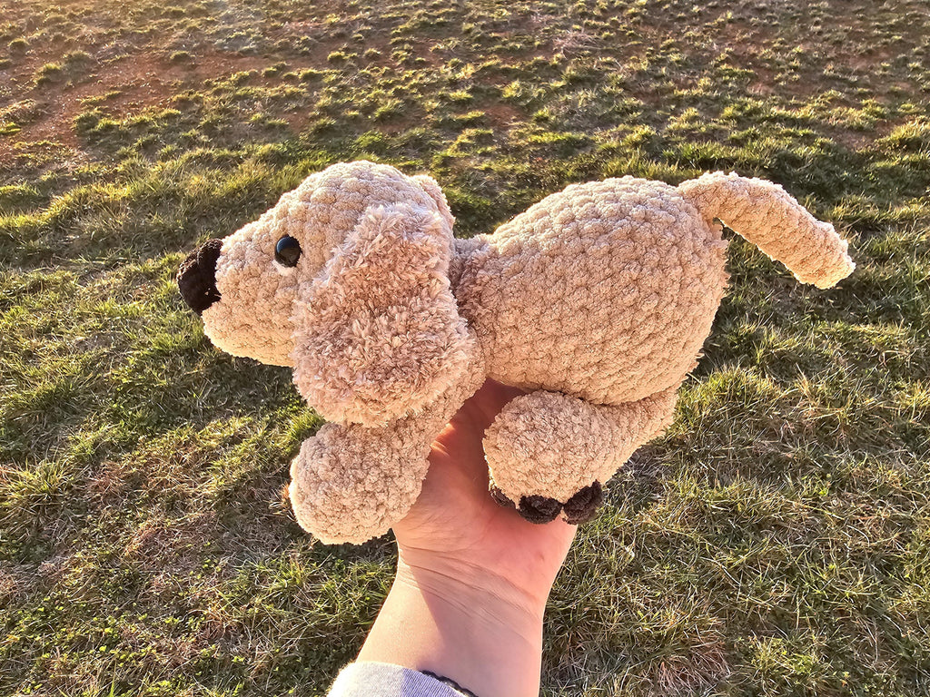 Golden Lab Crochet Plush
