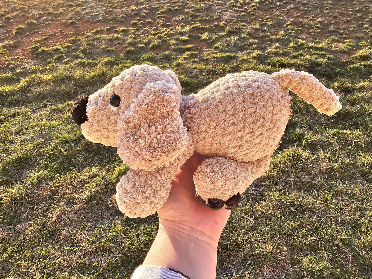 Golden Lab Crochet Plush