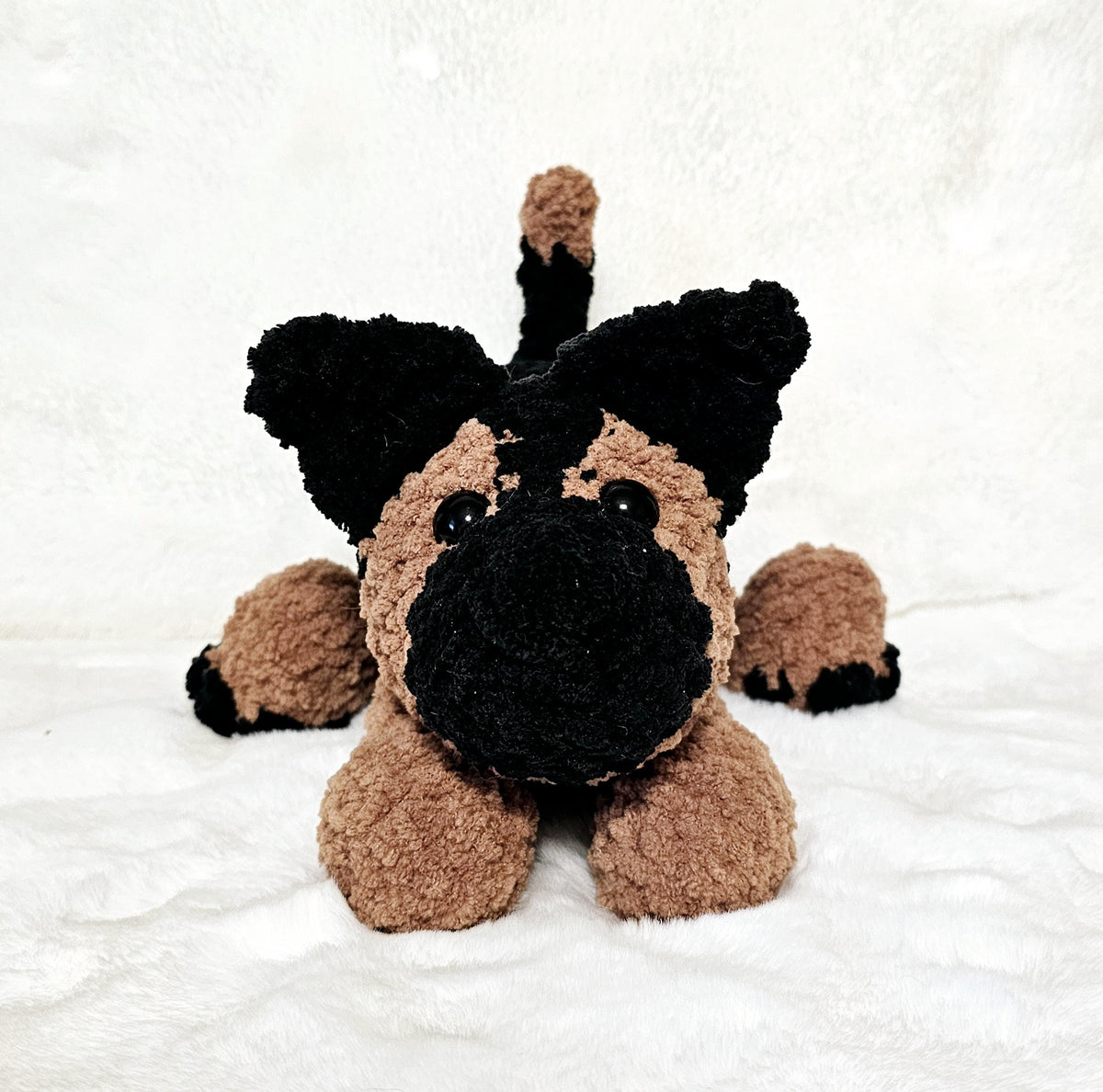 German Shepherd Crochet Plush