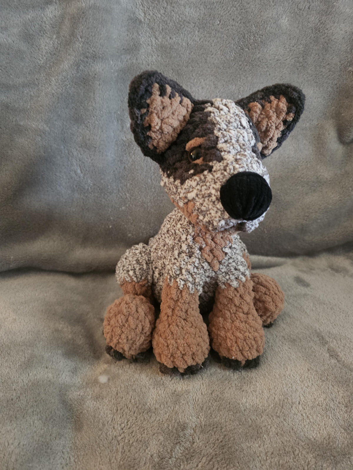 Blue Heerler Crochet Plush | Made to Order