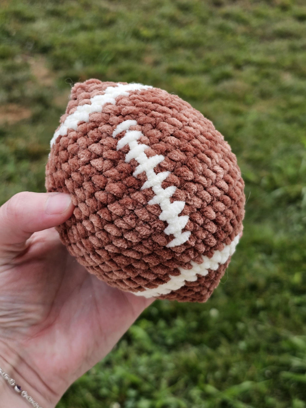 Crocheted Football Plushie