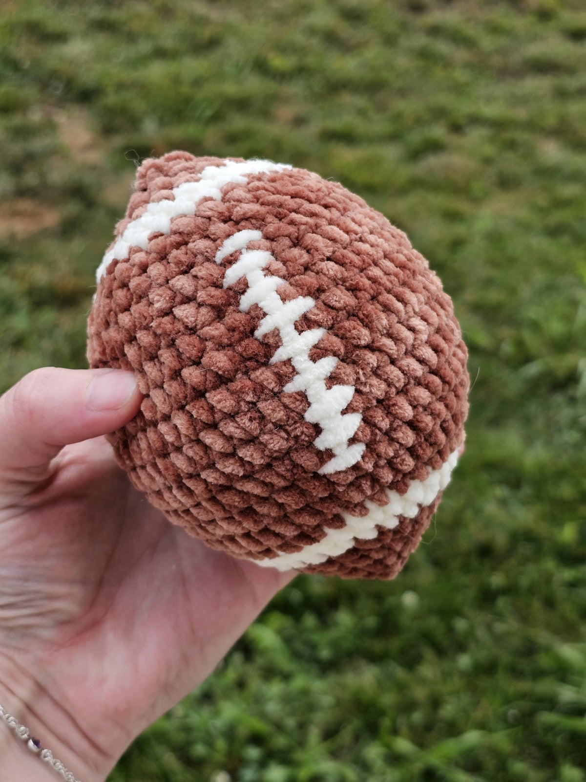 Crocheted Football Plushie