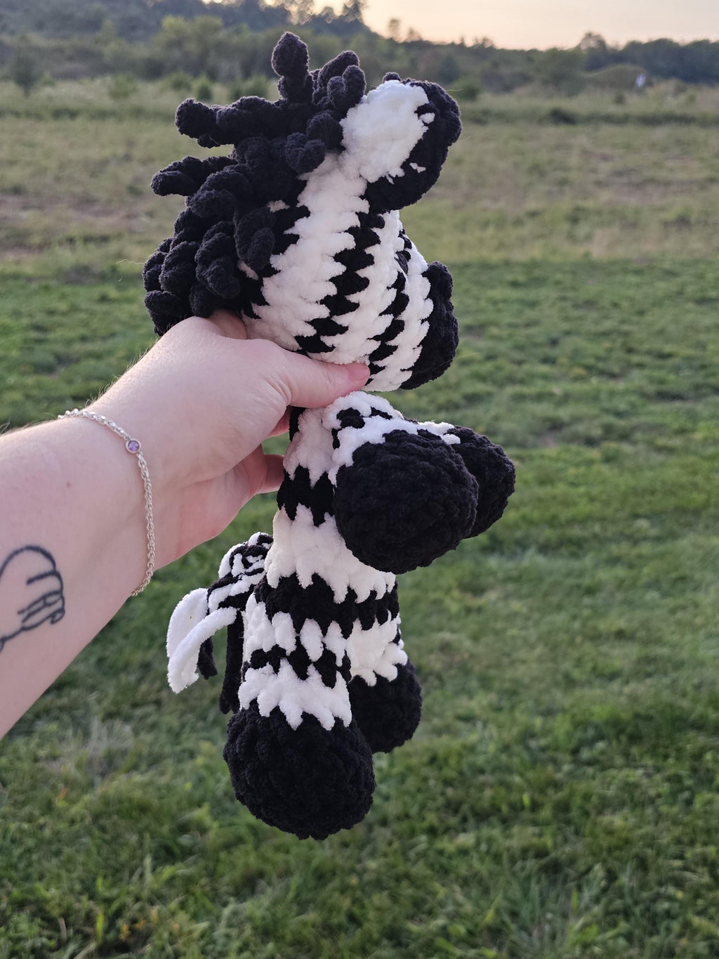 Crochet Zebra Lovey